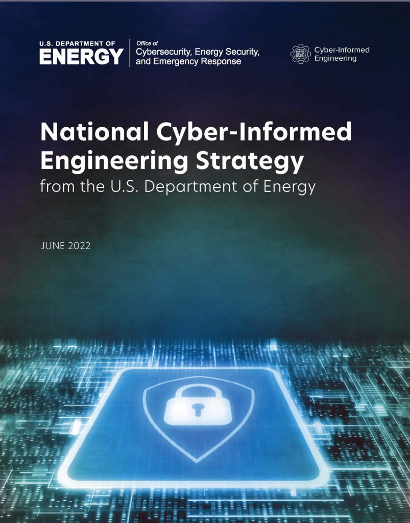 Cover of the National Cyber-Informed Engineering Strategy report