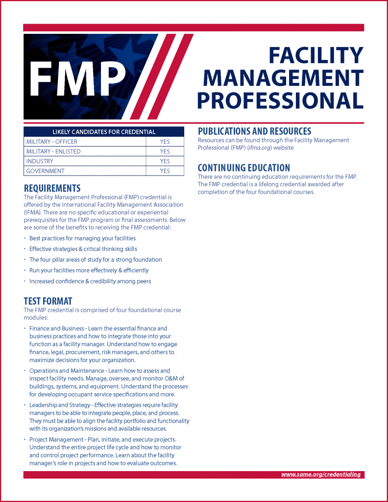 Facility Management Professional 