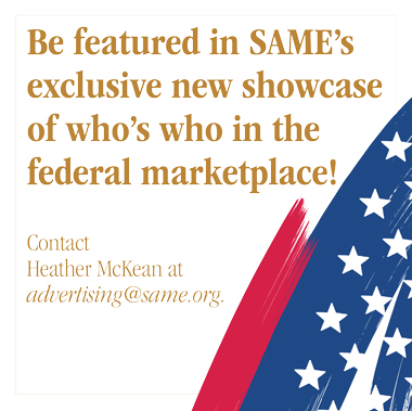 2023 SAME Faces of Federal Business banner ad