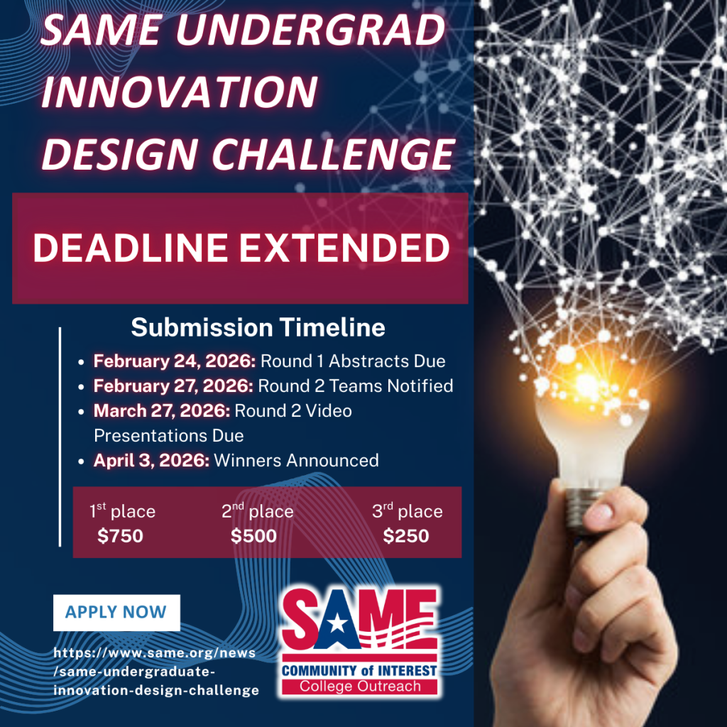 SAME Undergraduate Innovation Design Challenge 2026