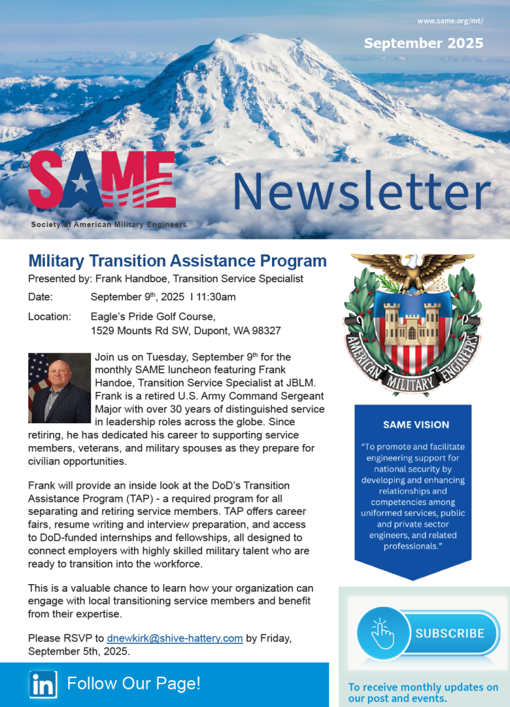 Mount Tacoma Post Newsletter - SAME