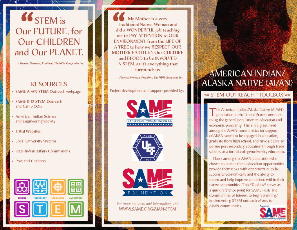 American Indian Alaska Native STEM Pathway Flyer Page 1