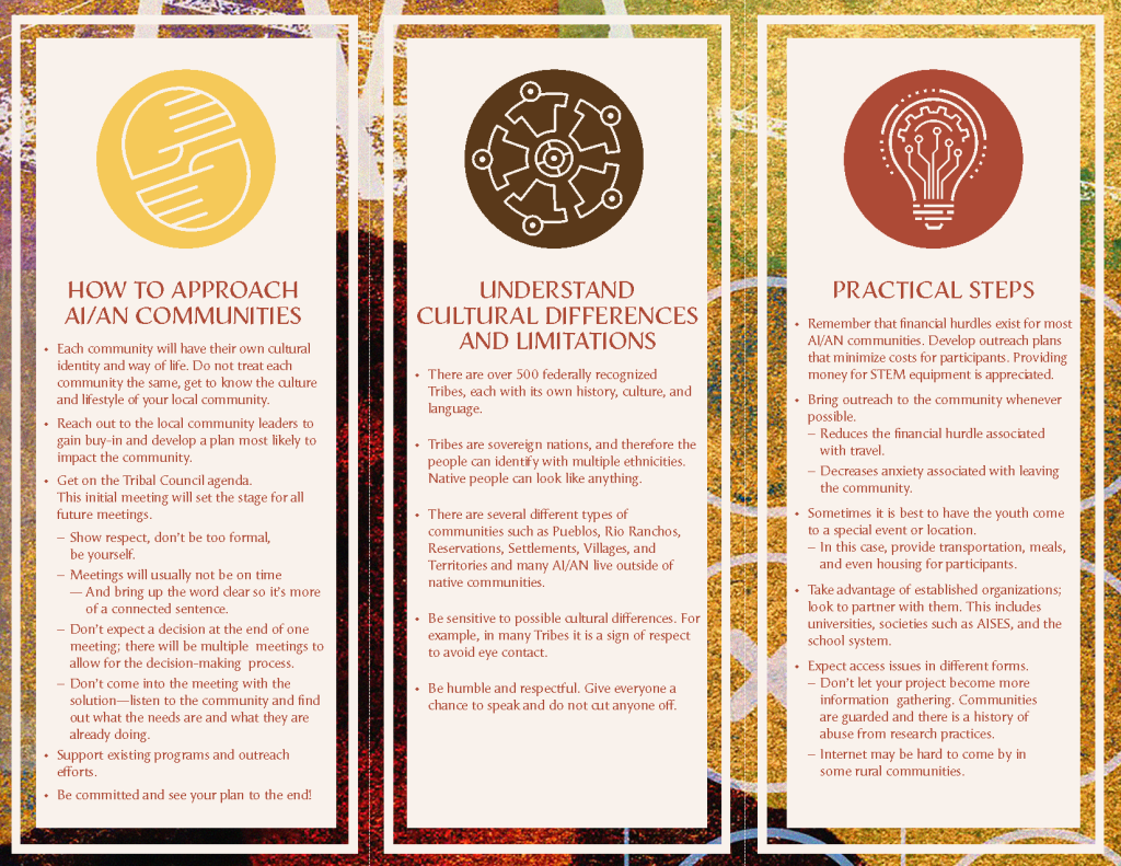American Indian Alaska Native STEM Pathway Flyer Page 2