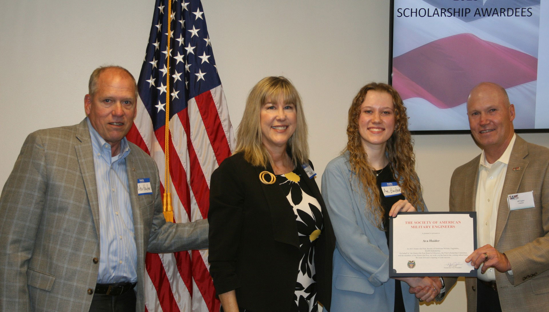 SAME Huntsville Post Scholarship Recipients
