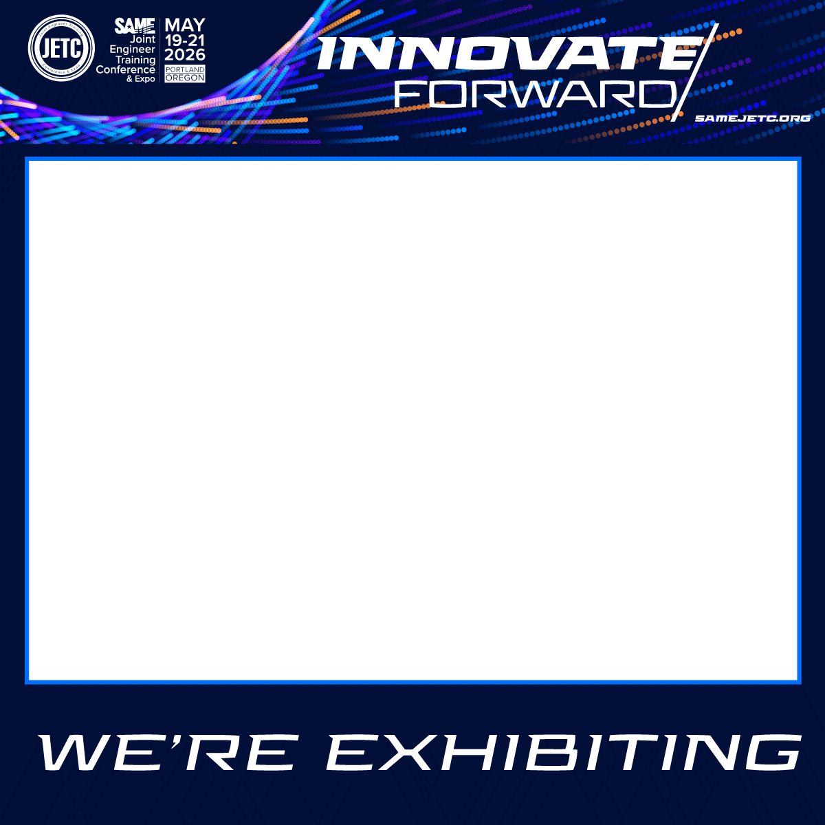 We're exhibiting at SAME JETC 2026