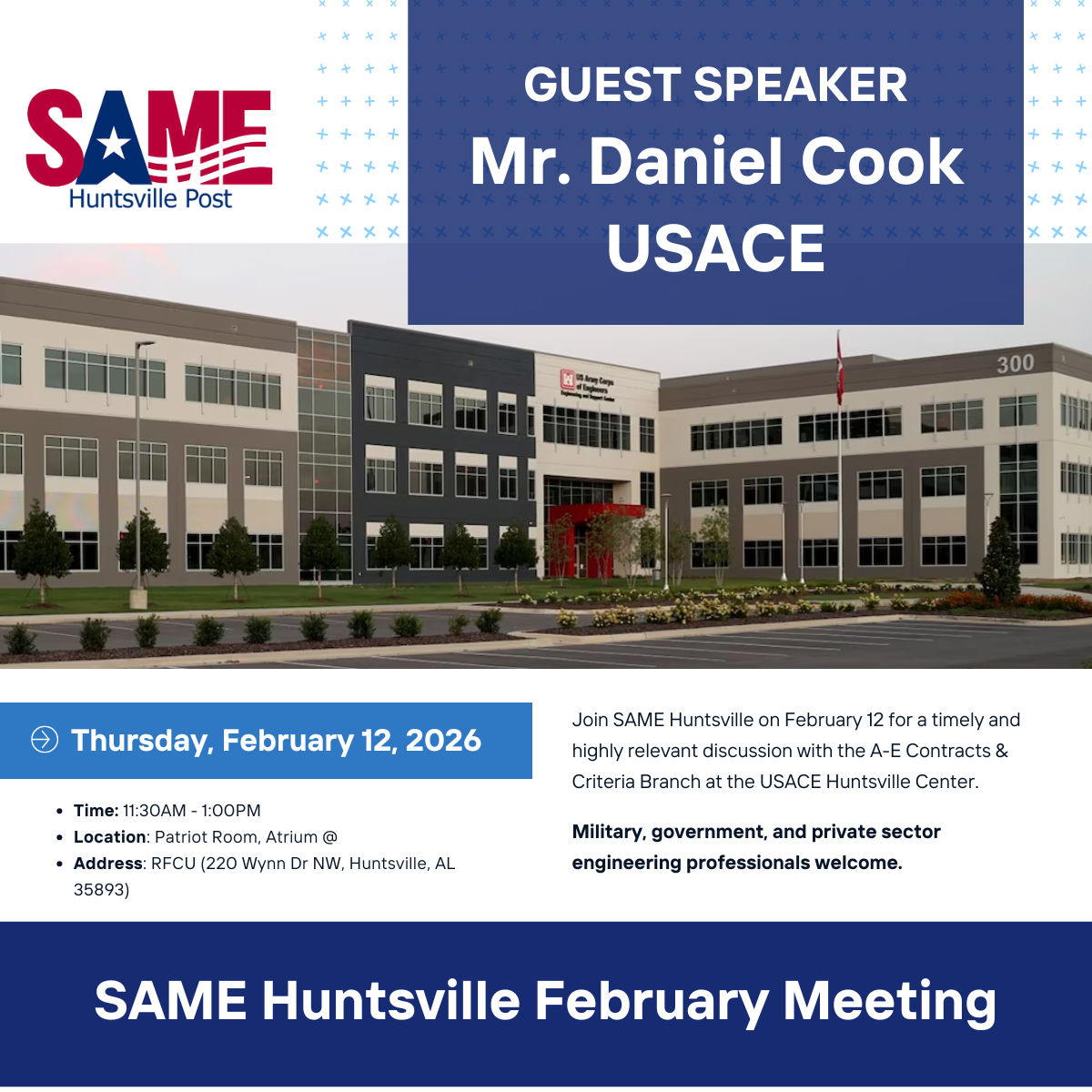 SAME Huntsville Post Meeting February 2026