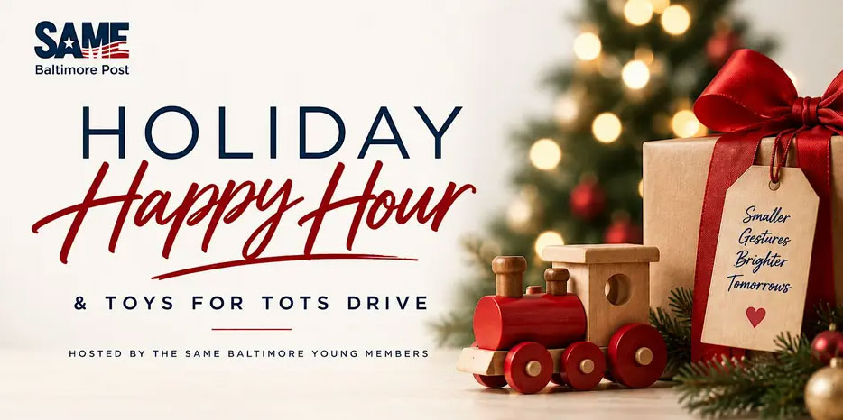 SAME Baltimore Post Holiday Happy Hour and Toys for Tots Drive